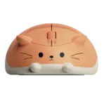Akko Orange KATE Cat Theme Optical Mouse with Tri-Mode Bluetooth 3.0, Bluetooth 5.0 and 2.4 GHz Wireless, 1600 DPI, Ergonomic ABS Design, and 10 m Range - Image 10