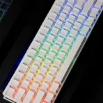 Akko Veekos Shine60 HE White 60% Wired Magnetic Gaming Keyboard with Flash Switches, 8K Polling, Adjustable 0.1–3.4 mm Actuation, Rapid Trigger, Hot-Swap and ARGB - Image 7