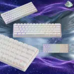 MonsGeek FUN60 Pro SP White 60% Tri-Mode Wireless HE Gaming Keyboard, Akko Glare Magnetic Switches, 8K Wired/2.4G Polling, USB-C Wired Mode, 0.01mm RT, 3000mAh & ARGB - Image 13