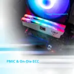 Patriot Viper Elite 5 RGB 32GB (2×16GB) DDR5-6000 CL30 1.35V Memory Kit, XMP 3.0, AMD EXPO, On-Die ECC, Aluminum Heatspreader, Unlocked PMIC & RGB Lightbar | WHITE ~ PVER532G60C30KW - Image 5
