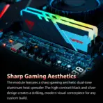 Patriot Viper Venom RGB 32GB (2x 16GB) DDR5 6400MT/s  CL32 Desktop RAM Kit 1.40V, RGB Sync, On-Die ECC, Aluminum Heatspreader, Intel XMP 3.0 & AMD EXPO Compatible | BLACK ~ PVVR532G640C32K - Image 6