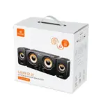 Kisonli U3300T 2.2 Bluetooth Speaker System, 3-Piece, 15W, USB and AUX Connectivity, DC 5V / 1A, Compact Desktop Audio for Music, Gaming and Movies - Image 4