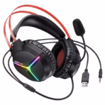 ACEFAST H16 Black Wired Gaming Headset with 50mm Hi-Fi Drivers, RGB Lighting, Omnidirectional Mic, 2m Cable, 3.5mm Audio and USB-A Power Connection - Image 6