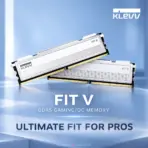 KLEVV FIT V Ceramic White 32GB (2×16GB) DDR5-5600 CL30 Memory Kit, 30-36-36-88, 1.25V, Intel XMP, AMD EXPO, Aluminum Heatsink & 33.2mm Low Profile | KD5AGU880-56K300F - Image 2