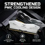 TEAMGROUP T-Force Delta RGB DDR5 32GB RAM Kit (2x 16GB) 5200MHz , CL40 , 1.25V , XMP 3.0 & AMD EXPO Support, On-Die ECC, 120° RGB Lighting, PMIC Power Management, Aluminum Heatsink  | BLACK ~ FF3D532G5200HC40CDC01 - Image 5