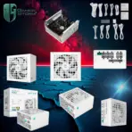 GamerStorm  by DeepCool PQ1000G WH 1000W ATX 3.1 Fully Modular PSU, 80 PLUS Gold, Cybenetics Platinum, PCIe 5.1 600W 12V-2x6, Japanese Capacitors, 120mm FDB | WHITE - Image 12