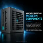GamerStorm  by DeepCool PQ850G 850W ATX 3.1 Fully Modular Power Supply, 80 Plus Gold, PCIe 5.1 12V-2x6 600W, Japanese Capacitors & 120mm FDB Fan | BLACK - Image 3