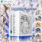 GamerStorm  by DeepCool PQ850G WH 850W ATX 3.1 Fully Modular Power Supply, 80 Plus Gold, PCIe 5.1 12V-2x6 600W, Japanese Capacitors & 120mm FDB Fan | WHITE