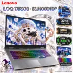 Lenovo AI-Powered LOQ 17IRX10: Intel® Core i7-13650HX | 16GB DDR5 RAM , 512GB SSD NVMe | RTX 5050 (8GB) |  17.3-inch FHD IPS 165Hz | 24-Zone RGB Backlit, Ara/Eng Keyboard | DOS | Luna Grey