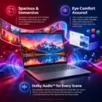 Lenov0 IdeaPad Slim 3 15IWC11 AI PC: Intel Core 7 350 | 16GB DDR5 RAM ; 512GB NVMe | Intel® Graphics | 15.3" WUXGA 120HZ Touch Display | Windows® 11 | Cosmic Blue  - Image 3