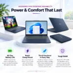Lenov0 IdeaPad Slim 3 15IWC11 AI PC: Intel Core 7 350 | 16GB DDR5 RAM ; 512GB NVMe | Intel® Graphics | 15.3" WUXGA 120HZ Touch Display | Windows® 11 | Cosmic Blue  - Image 5