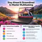 Lenovo ThinkPad E14 Gen 7 AI PC:  AMD Ryzen 7 250 | 16Gb DDR5 RAM ; 512GB NVME | Radeon  780M Graphics | 14-inch WUXGA Display | Backlit EN/AR Keyboard | DOS | BLACK  - Image 4