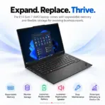 Lenovo ThinkPad E14 Gen 7 AI PC:  AMD Ryzen 7 250 | 16Gb DDR5 RAM ; 512GB NVME | Radeon  780M Graphics | 14-inch WUXGA Display | Backlit EN/AR Keyboard | DOS | BLACK  - Image 7