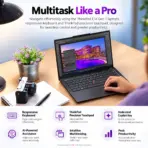 Lenovo ThinkPad E14 Gen 7 AI PC:  AMD Ryzen 7 250 | 16Gb DDR5 RAM ; 512GB NVME | Radeon  780M Graphics | 14-inch WUXGA Display | Backlit EN/AR Keyboard | DOS | BLACK  - Image 8