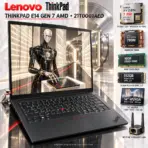 Lenovo ThinkPad E14 Gen 7 AI PC:  AMD Ryzen 7 250 | 16Gb DDR5 RAM ; 512GB NVME | Radeon  780M Graphics | 14-inch WUXGA Display | Backlit EN/AR Keyboard | DOS | BLACK 