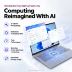 ThinkBook 14 G8 AI PC: Intel Core Ultra 7 255H | 8GB DDR5-5600 RAM  ; 512GB NVMe® | 14-inch WUXGA IPS Display | Intel® Graphics | Backlit Keyboard | DOS | Lenovo® Bag Incl. | Arctic Grey - Image 4