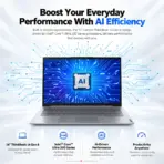 ThinkBook 14 G8 AI PC: Intel Core Ultra 7 255H | 8GB DDR5-5600 RAM  ; 512GB NVMe® | 14-inch WUXGA IPS Display | Intel® Graphics | Backlit Keyboard | DOS | Lenovo® Bag Incl. | Arctic Grey - Image 2