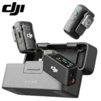 DJI Mic 2 Wireless Microphone Kit, 2 TX + 1 RX + Charging Case, 32-Bit Float, Intelligent Noise Cancelling, 250m Range, 14-Hour Recording, 18-Hour Battery, 1.1” OLED, Shadow Black. - Image 2
