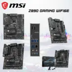 MSI Z890 GAMING WIFI6E ATX DDR5 Motherboard, LGA1851 Core Ultra Series 2, 4x DDR5 8800+ OC, PCIe 5.0, Gen5 M.2, Wi-Fi 6E, 2.5G LAN, 20Gbps USB-C & 12+1+1+1 Power - Image 13