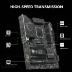 MSI Z890 GAMING WIFI6E ATX DDR5 Motherboard, LGA1851 Core Ultra Series 2, 4x DDR5 8800+ OC, PCIe 5.0, Gen5 M.2, Wi-Fi 6E, 2.5G LAN, 20Gbps USB-C & 12+1+1+1 Power - Image 5