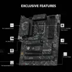 MSI Z890 GAMING WIFI6E ATX DDR5 Motherboard, LGA1851 Core Ultra Series 2, 4x DDR5 8800+ OC, PCIe 5.0, Gen5 M.2, Wi-Fi 6E, 2.5G LAN, 20Gbps USB-C & 12+1+1+1 Power - Image 3