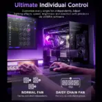 AsiaHorse UMBRA V2 ARGB PWM Fan Hub, 10-Port 5V ARGB Controller, Up To 50 Devices, 120 LEDs Per Port, Dual PWM Control, Custom Profiles & SATA Power - Image 5