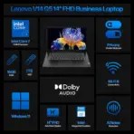 LENOVO V14 G5 IRL: Intel Core 7 240H | 16GB DDR5 RAM ; 1TB NVMe | Intel® UHD Graphics | 14-inch FHD Display | Windows 11 | Business Black - Image 2