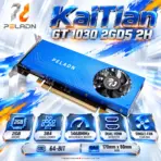 PELADN KaiTian GeForce GT 1030 2GD5 2H Graphics Card, 2GB GDDR5, 384 CUDA Cores, 1468MHz Reference Boost, 64-Bit, Dual HDMI & Single-Fan Cooling | ELECTRIC BLUE - Image 2