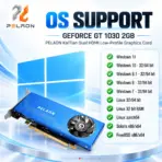 PELADN KaiTian GeForce GT 1030 2GD5 2H Graphics Card, 2GB GDDR5, 384 CUDA Cores, 1468MHz Reference Boost, 64-Bit, Dual HDMI & Single-Fan Cooling | ELECTRIC BLUE - Image 7