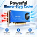 PELADN KaiTian GeForce GT 1030 2GD5 2H Graphics Card, 2GB GDDR5, 384 CUDA Cores, 1468MHz Reference Boost, 64-Bit, Dual HDMI & Single-Fan Cooling | ELECTRIC BLUE - Image 5