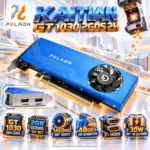 PELADN KaiTian GeForce GT 1030 2GD5 2H Graphics Card, 2GB GDDR5, 384 CUDA Cores, 1468MHz Reference Boost, 64-Bit, Dual HDMI & Single-Fan Cooling | ELECTRIC BLUE