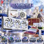 MSI GeForce RTX 5070 Ti 16G FRIEREN EDITION OC, 16GB GDDR7, 8960 CUDA Cores, 2580MHz Extreme Clock, TRI FROZR 4, Dual BIOS & Collector Gift Bundle | G507T-16FEC