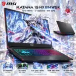 MSI Katana 15 HX B14WGK Intel® Core i7-14650HX | 16GB DDR5 RAM ; 1TB NVMe SSD | RTX 5070 , 8GB | 15.6-inch QHD 165Hz IPS Display | 4-Zone RGB Backlit Keyboard |Windows 11 | BLACK