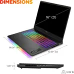 HP OMEN MAX 16-AH0XXX: Intel® Core Ultra 9 275HX | 16GB DDR5 RAM ; 512GB NVMe | RTX 5080 (16GB) | 16-inch WQXGA 240 Hz IPS Display | Per Key RGB Backlit | Windows 11 | Shadow Black ~ REFURB - 1 YR WNTY - Image 15