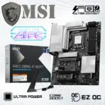 MSI PRO Z890-P WIFI + Intel Core Ultra 9 285K Pull-Out Bundle, CPU Pre-Installed, 24-Core Up To 5.7GHz, ATX, DDR5 Up to 9200 MT/s, PCIe 5.0, Wi-Fi 7, 5Gb LAN & Thunderbolt 4 - Image 2
