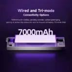 Akko Veekos Shine60 SP White 60% Tri-Mode ARGB Magnetic Keyboard with 8,000Hz Polling, Rapid Trigger, Shine-Through PBT Keycaps, and 7,000mAh Battery - Image 2