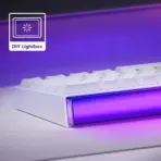 Akko Veekos Shine60 SP White 60% Tri-Mode ARGB Magnetic Keyboard with 8,000Hz Polling, Rapid Trigger, Shine-Through PBT Keycaps, and 7,000mAh Battery - Image 8