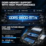 MSI PRO Z890-S WIFI + Intel Core Ultra 9 285K Pull-Out Bundle, CPU Pre-Installed, 24-Core Up To 5.7GHz, ATX, DDR5 8800+ OC, PCIe 5.0, Wi-Fi 7 & Thunderbolt 4 - Image 10
