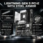 MSI PRO Z890-S WIFI + Intel Core Ultra 9 285K Pull-Out Bundle, CPU Pre-Installed, 24-Core Up To 5.7GHz, ATX, DDR5 8800+ OC, PCIe 5.0, Wi-Fi 7 & Thunderbolt 4 - Image 12