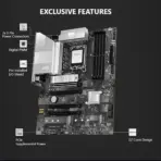 MSI PRO Z890-S WIFI + Intel Core Ultra 9 285K Pull-Out Bundle, CPU Pre-Installed, 24-Core Up To 5.7GHz, ATX, DDR5 8800+ OC, PCIe 5.0, Wi-Fi 7 & Thunderbolt 4 - Image 3