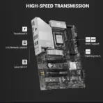 MSI PRO Z890-S WIFI + Intel Core Ultra 9 285K Pull-Out Bundle, CPU Pre-Installed, 24-Core Up To 5.7GHz, ATX, DDR5 8800+ OC, PCIe 5.0, Wi-Fi 7 & Thunderbolt 4 - Image 4