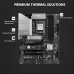 MSI PRO Z890-S WIFI + Intel Core Ultra 9 285K Pull-Out Bundle, CPU Pre-Installed, 24-Core Up To 5.7GHz, ATX, DDR5 8800+ OC, PCIe 5.0, Wi-Fi 7 & Thunderbolt 4 - Image 5