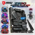 MSI Z890 Gaming Plus WiFi Gaming Motherboard (Supports Core Ultra Series 2 Intel Processors, LGA 1851, DDR5, PCIe 5.0, M.2, SATA, 5Gbps LAN, USB Type-C, Wi-Fi 7, Bluetooth 5.4, Thunderbolt 4, ATX)