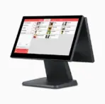 GSAN GS-T3 Dual-Screen Touch POS System, Intel Core i5 6th Gen, 8GB DDR3, 256GB SSD, 15.6" Touch + 11.6" Customer Display, Wi-Fi & Bluetooth, Metal Stand | BLACK - Image 4