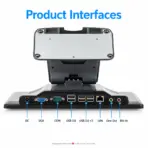 GSAN GS-T4 15.6″ Touchscreen All-in-One POS Terminal, Intel Core i5 4th Gen, 8GB DDR3 RAM, 128GB SSD, Black Countertop Cash Register Computer, No Built-In Wi-Fi or Bluetooth - Image 9