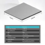 Maxtor AP-12 High-Performance Silicone Thermal Pad, 14.8W/m·K Thermal Conductivity, 120 × 120 × 2.0mm, Electrically Insulating, Cut-to-Fit for GPU VRAM, VRM, SSD & Laptop Cooling | Grey - Image 4