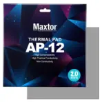 Maxtor AP-12 High-Performance Silicone Thermal Pad, 14.8W/m·K Thermal Conductivity, 120 × 120 × 2.0mm, Electrically Insulating, Cut-to-Fit for GPU VRAM, VRM, SSD & Laptop Cooling | Grey - Image 2