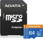 ADATA Premier 64GB microSDXC UHS-I Class 10 V10 A1 Memory Card with SD Adapter and Read Speeds up to 100 MB/s for Compatible Cameras, Phones, Tablets, and More - Image 2