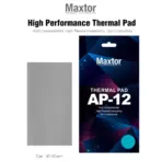 Maxtor AP-12 High-Performance Silicone Thermal Pad, 14.8W/m·K Thermal Conductivity, 85 × 45 × 0.5mm, Electrically Insulating, Cut-to-Fit for GPU VRAM, VRM, SSD & Laptop Cooling |  Grey - Image 2