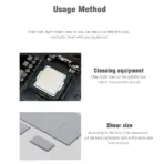 Maxtor AP-12 High-Performance Silicone Thermal Pad, 14.8W/m·K Thermal Conductivity, 85 × 45 × 0.5mm, Electrically Insulating, Cut-to-Fit for GPU VRAM, VRM, SSD & Laptop Cooling |  Grey - Image 9
